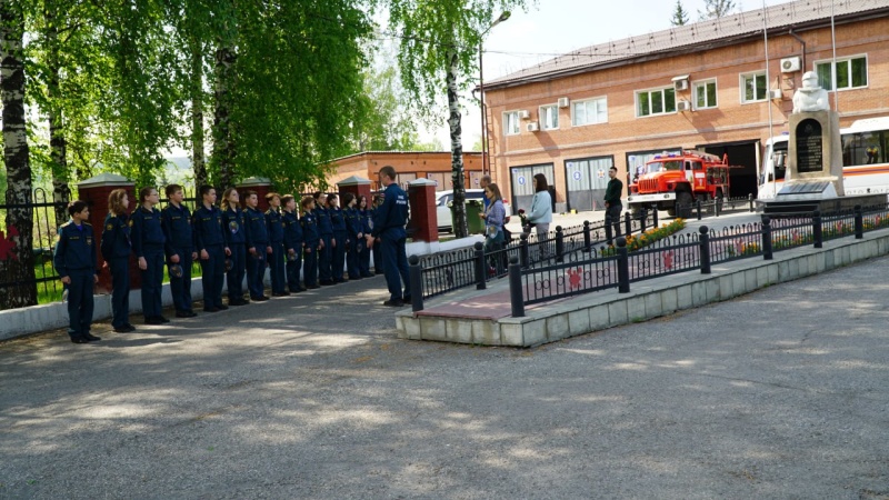 Посещение школьниками Новокузнецкого ВГСО