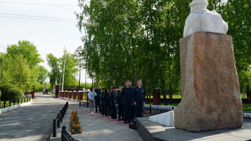 Посещение школьниками Новокузнецкого ВГСО