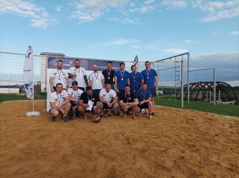 Участие работников ВГСЧ в соревнованиях по пляжному волейболу