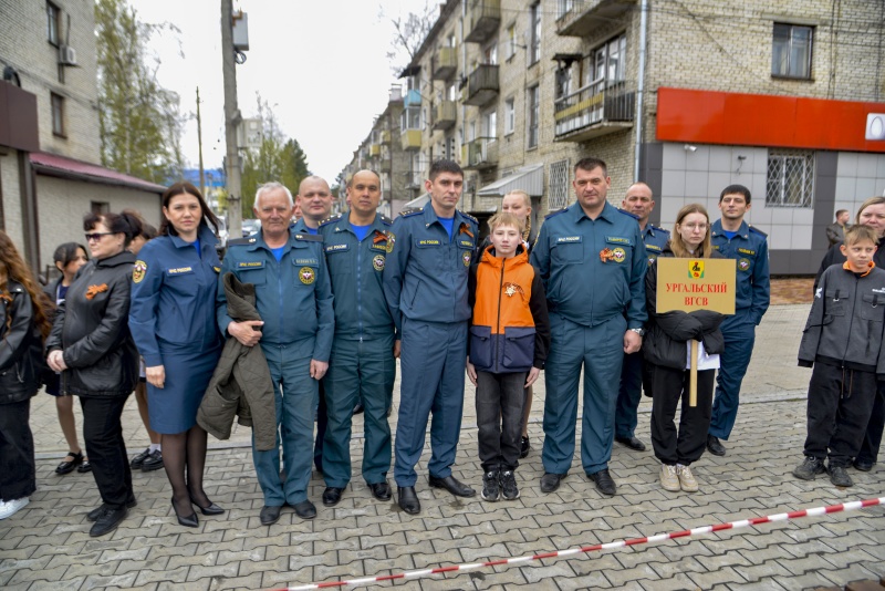 Горноспасатели приняли участие в автопробеге в честь 79 годовщины Великой Победы