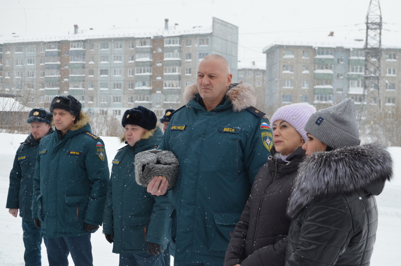 Возложение цветов в память о погибших на шахте «Северная» АО «Воркутауголь»