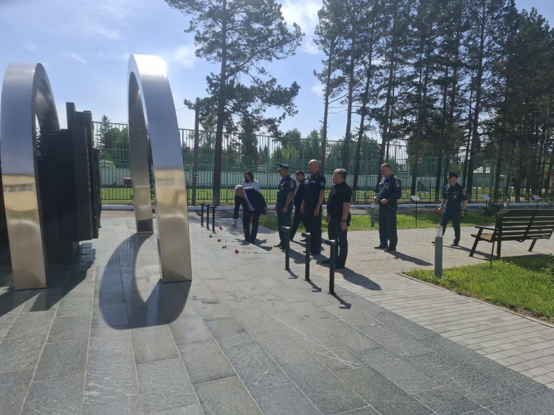 Посещение Кемеровского ВГСО делегацией спасателей из Казахстана