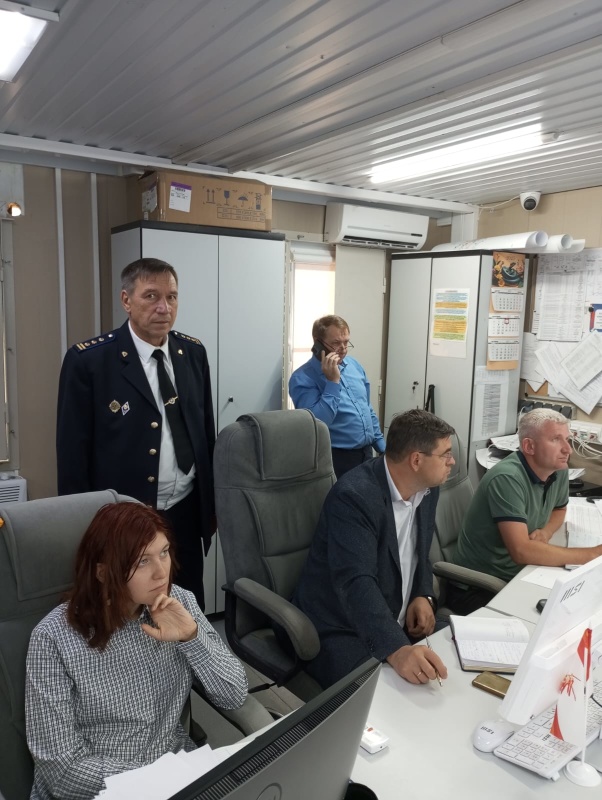 Горноспасатели ВГСО Ростовской области приняли участие в учениях на руднике