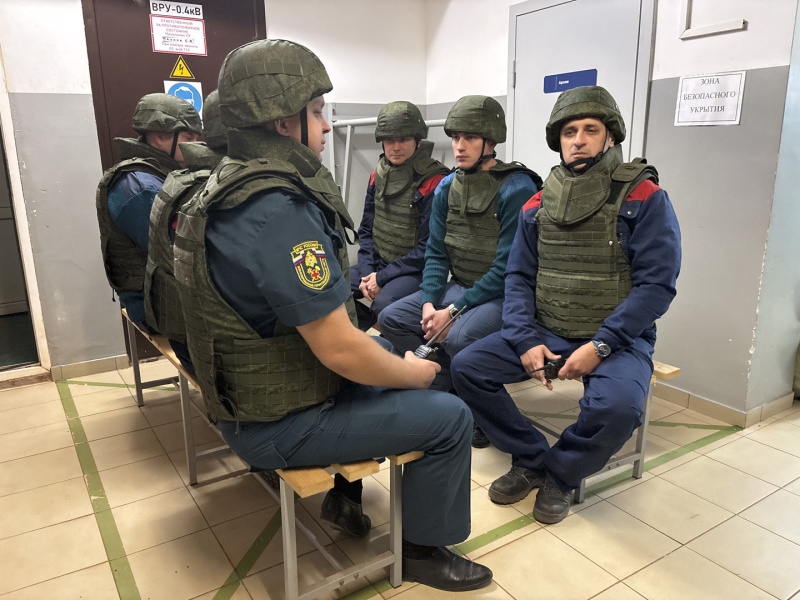 Итоги проведения штабной тренировки по гражданской обороне  в ФГУП «ВГСЧ»