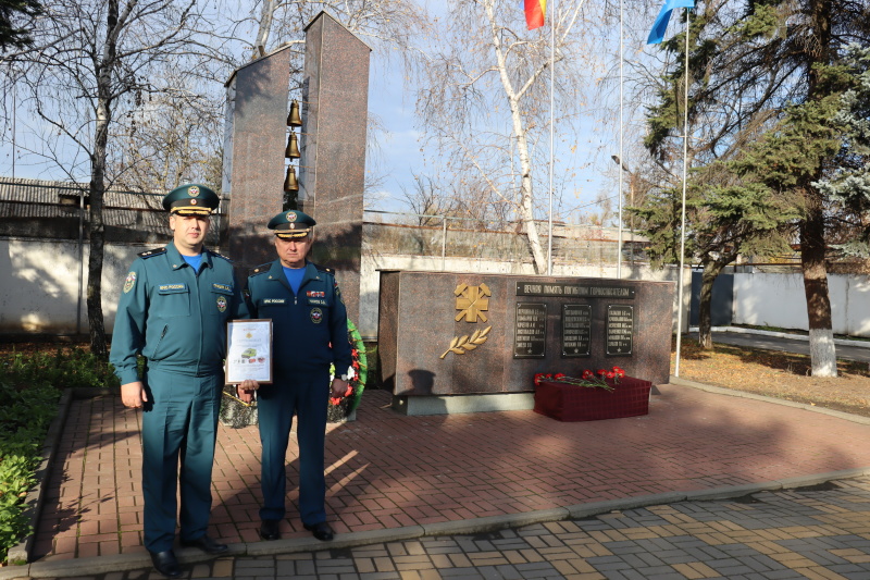 Проведено торжественное мероприятие, посвященное передаче  ФГУП «ВГСЧ» горноспасательного оборудования, оснащения  и техники ФГКУ «ВГСЧ ЛНР»