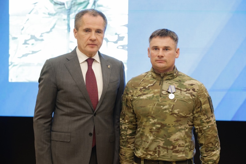 Награждение государственной наградой респираторщика ВГСО Юга и Центра