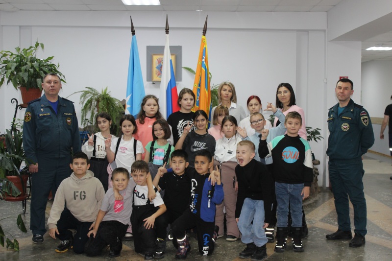 Проведение мастер-классов для школьников в филиале  «Норильский ВГСО» ФГУП «ВГСЧ»