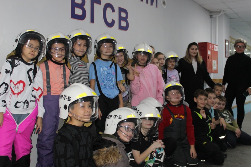 Проведение мастер-классов для школьников в филиале  «Норильский ВГСО» ФГУП «ВГСЧ»