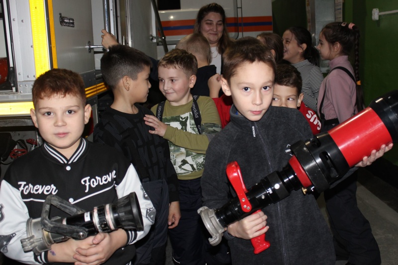 Проведение мастер-классов для школьников в филиале  «Норильский ВГСО» ФГУП «ВГСЧ»