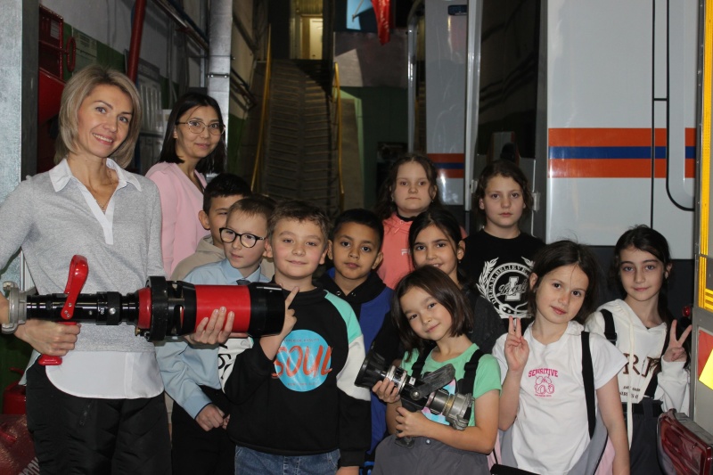 Проведение мастер-классов для школьников в филиале  «Норильский ВГСО» ФГУП «ВГСЧ»