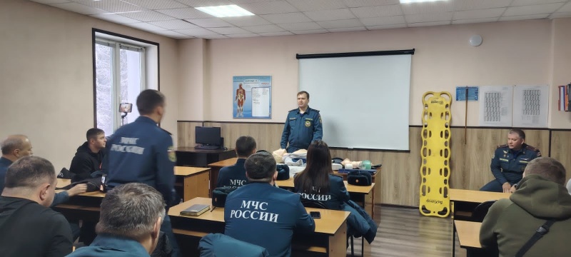 Открытый урок для личного состава 9 ПСО ФПС ГПС ГУ МЧС России по Кемеровской области – Кузбассу