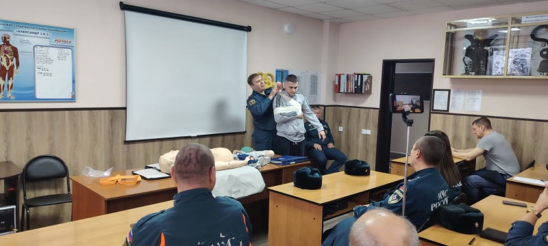 Открытый урок для личного состава 9 ПСО ФПС ГПС ГУ МЧС России по Кемеровской области – Кузбассу