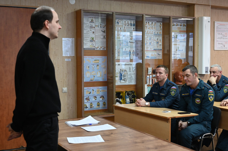 Психологическая подготовка горноспасателей в Республике Коми