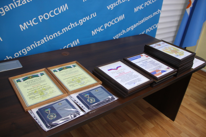 Горноспасатели Кемеровского отряда получили ведомственные награды