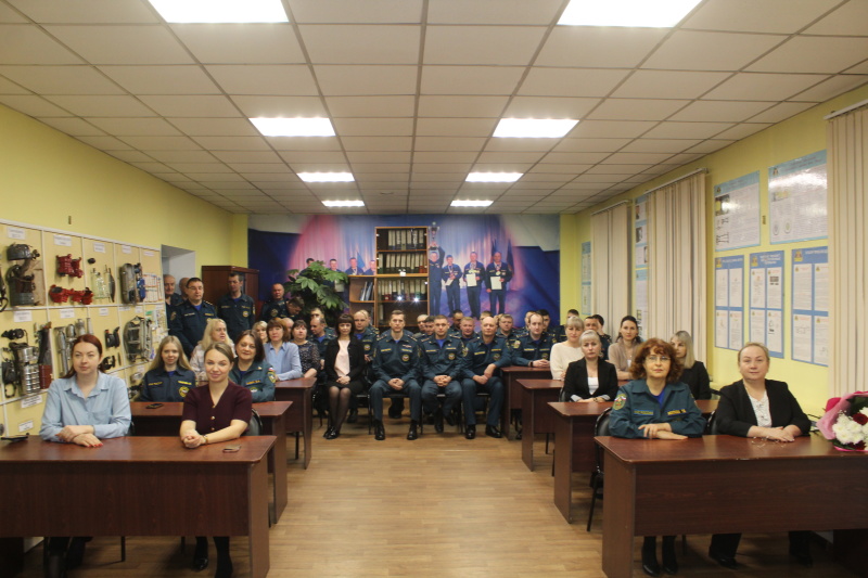 Награждение горноспасателей филиала «ВГСО Восточной Сибири»