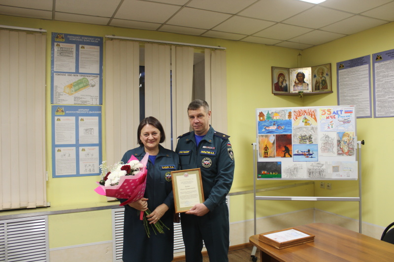 Награждение горноспасателей филиала «ВГСО Восточной Сибири»