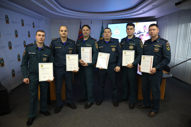 В Новокузнецке чествовали спасателей