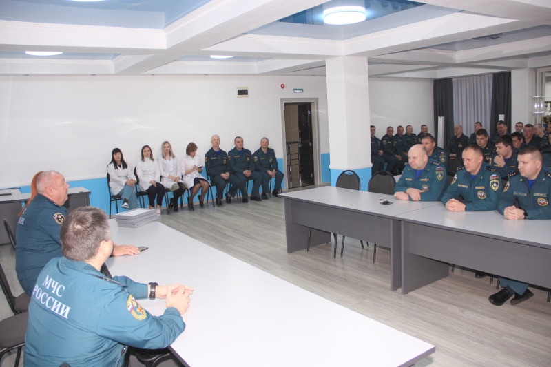 Награждение горноспасателей Прокопьевского ВГСО