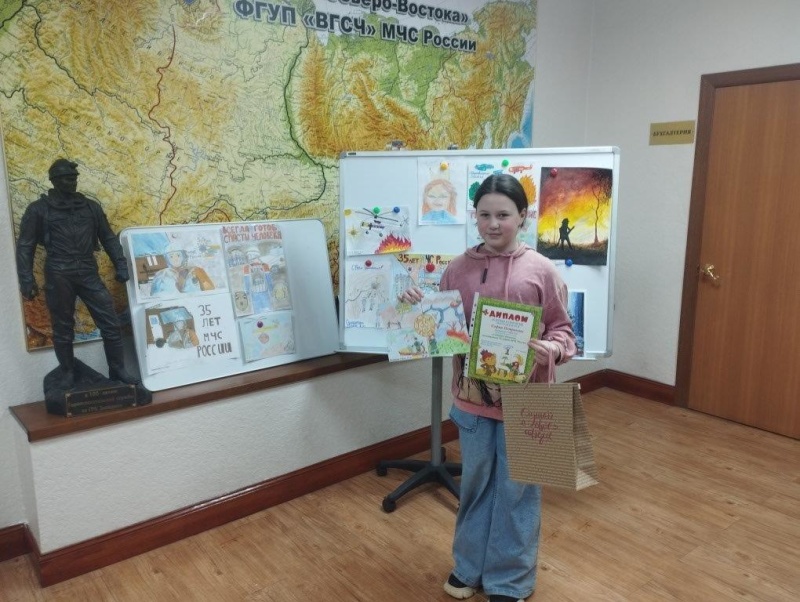 В филиале «ВГСО Северо-Востока» ФГУП «ВГСЧ» подвели итоги творческого конкурса