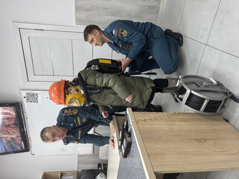 Урок мужества: школьники узнали о героической профессии горноспасателя