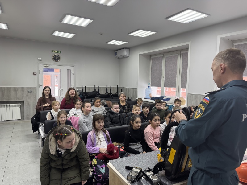 Урок мужества: школьники узнали о героической профессии горноспасателя