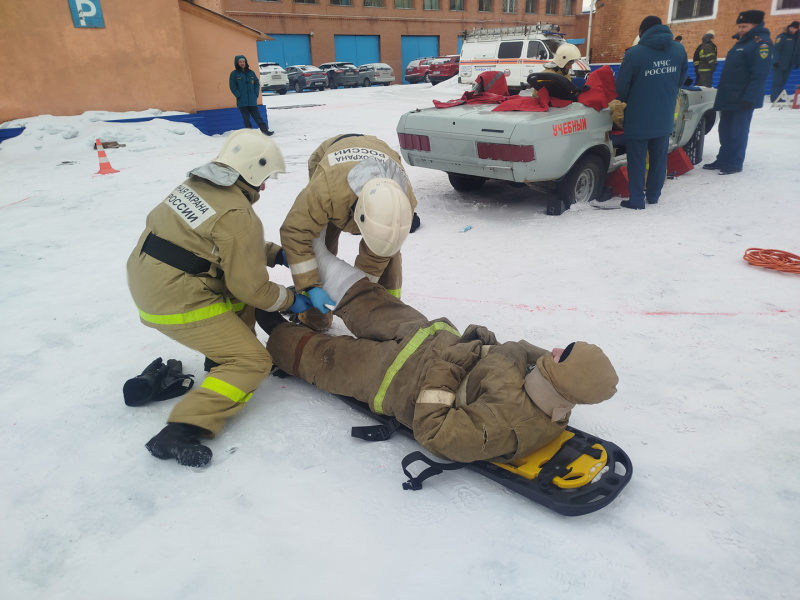 В Ленинске-Кузнецком определили лучшую команду по ликвидации последствий ДТП