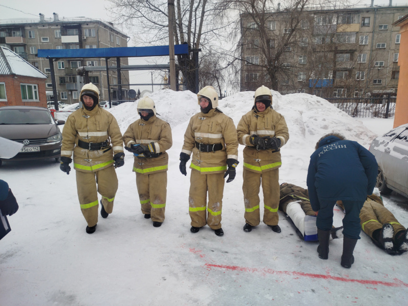В Ленинске-Кузнецком определили лучшую команду по ликвидации последствий ДТП