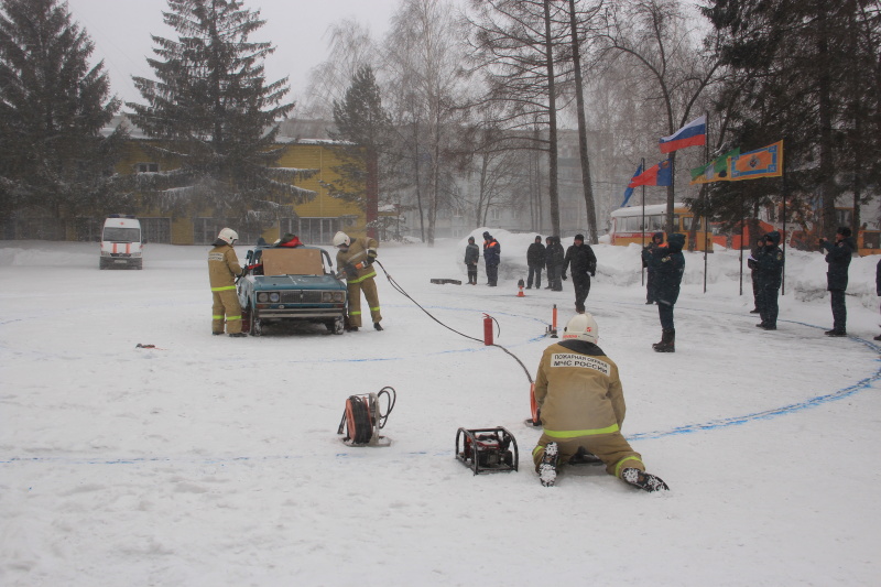 В Прокопьевске определили лучшую команду по ликвидации последствий ДТП