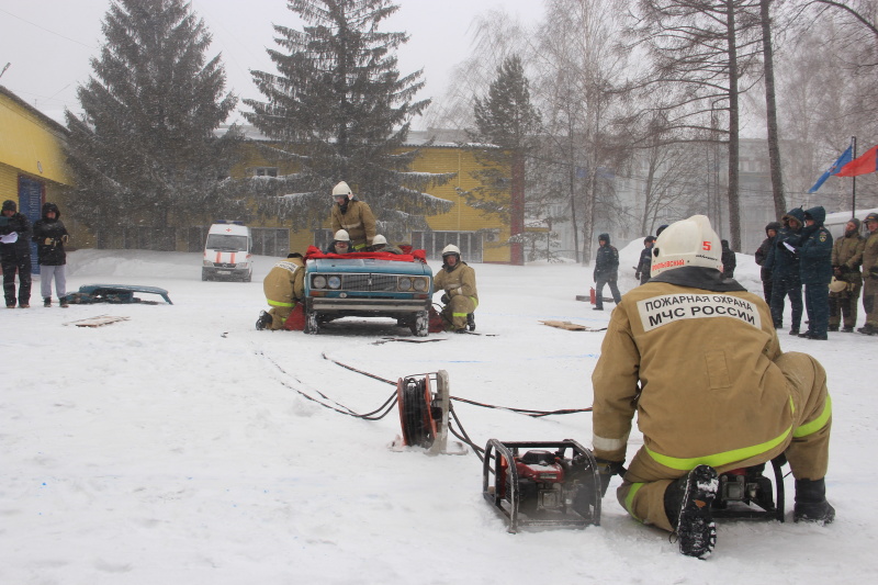 В Прокопьевске определили лучшую команду по ликвидации последствий ДТП
