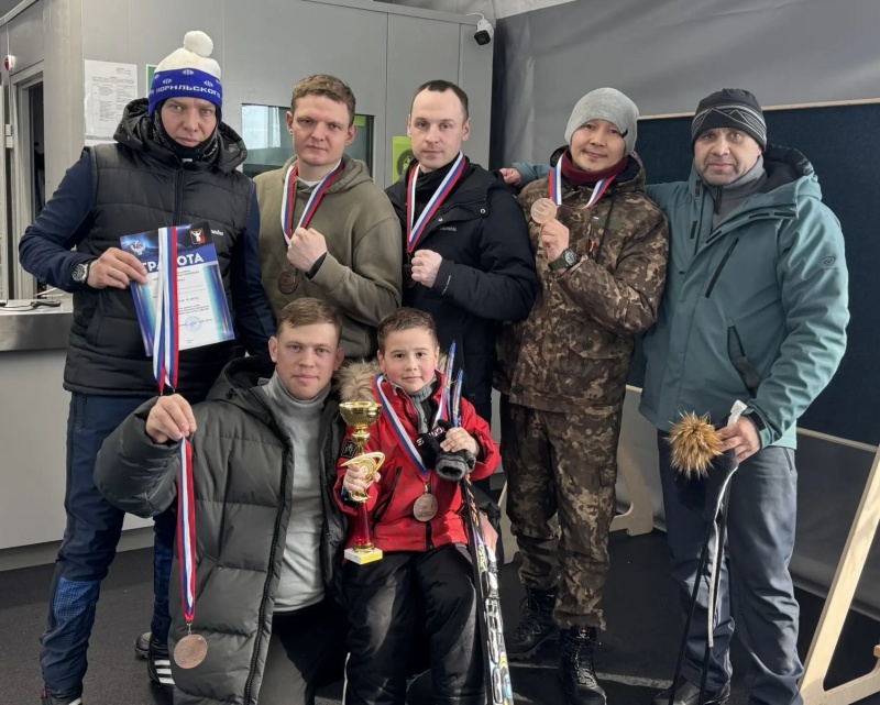Норильский ВГСО завоевал серебро на Спартакиаде в лыжной гонке