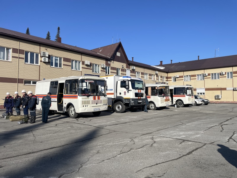 В шахте «Усковская» прошли масштабные тактические учения горноспасателей Новокузнецкого ВГСО