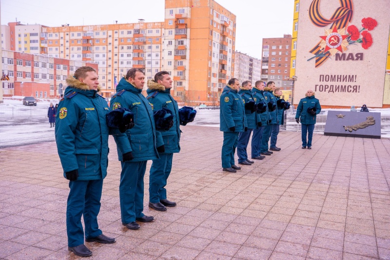 В День 81-й годовщины Победы норильчане возложили цветы к мемориалам воинской славы