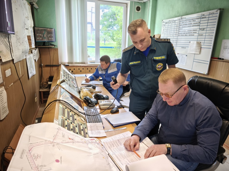 Учения по ликвидации аварии на Стойленском ГОКе