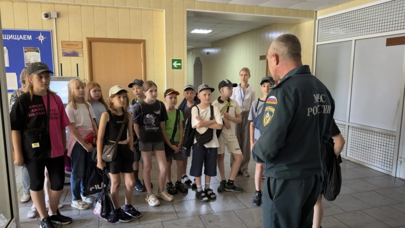 Юные Прокопчане познакомились с буднями горноспасателей