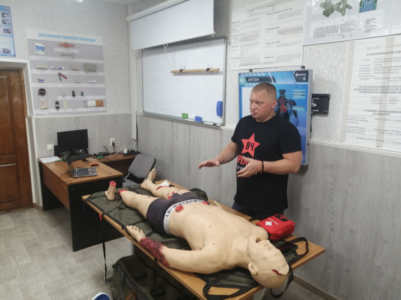 В Железногорском ВГСВ стартовал интенсивный курс по первой помощи