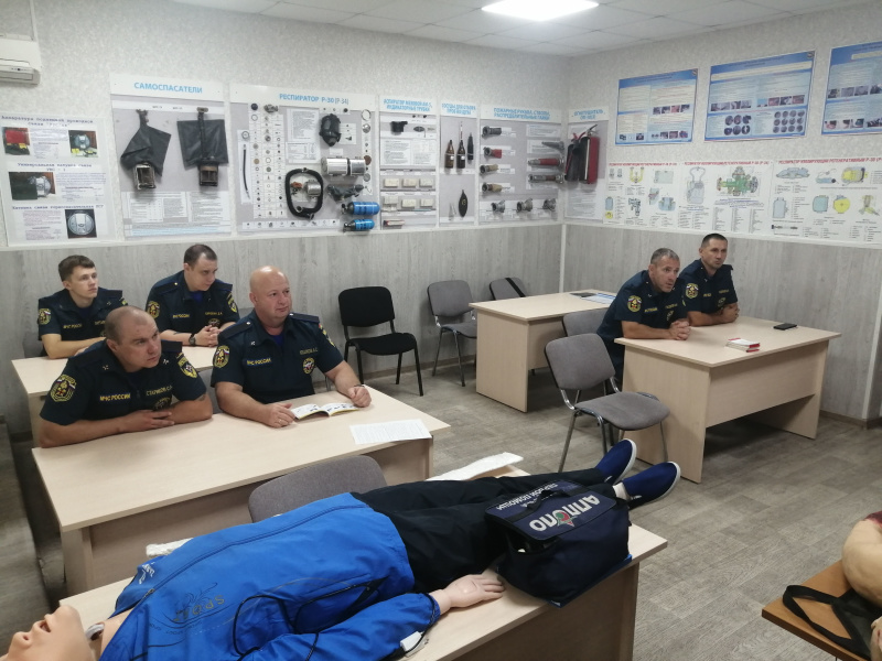 В Железногорском ВГСВ стартовал интенсивный курс по первой помощи