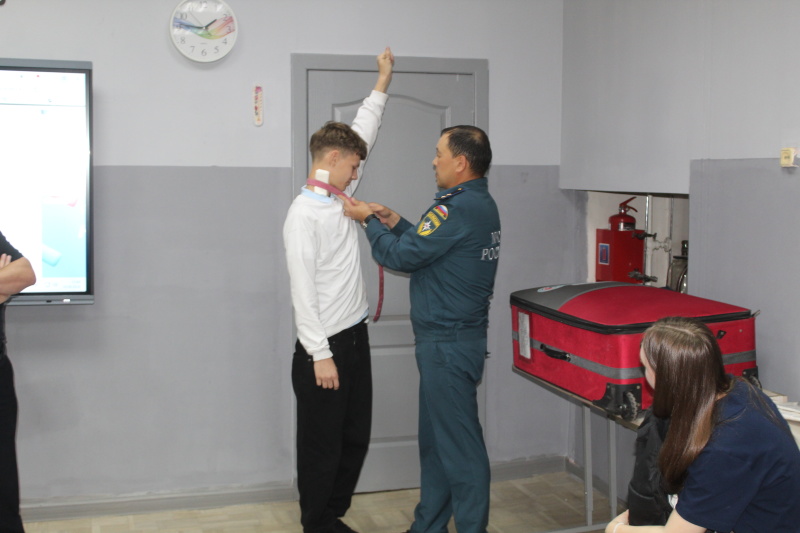 Единый урок первой помощи для школьников Черногорска