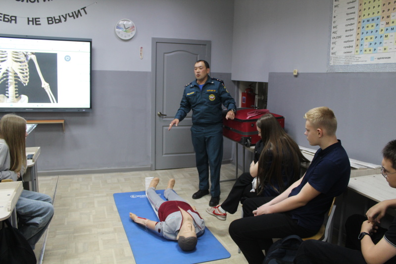 Единый урок первой помощи для школьников Черногорска