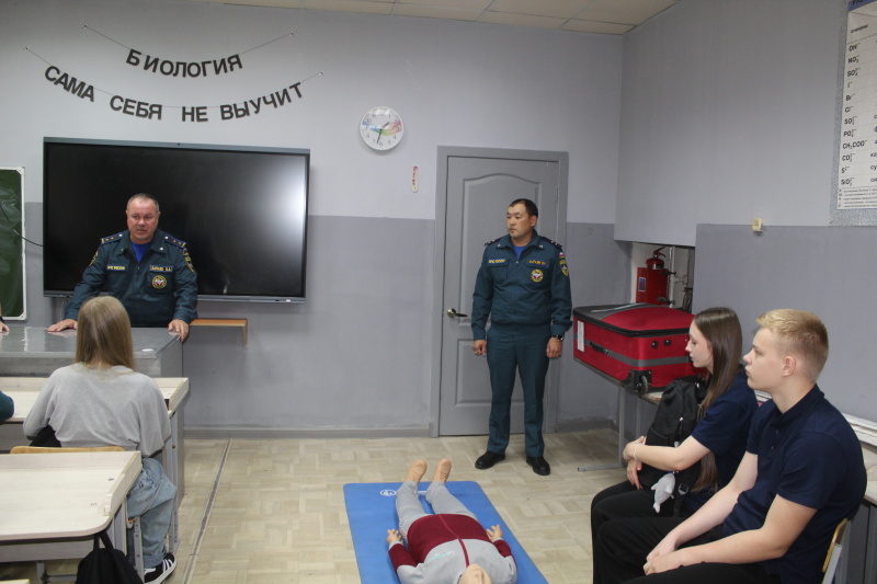 Единый урок первой помощи для школьников Черногорска