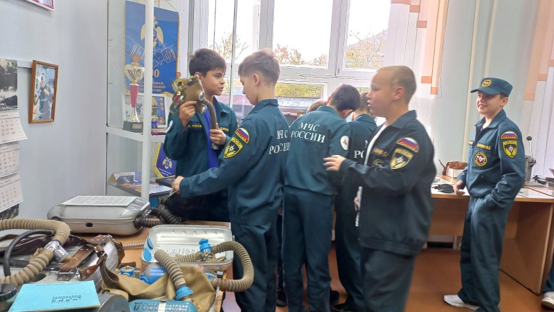 Профориентационный экскурс «Горноспасатель – профессия смелых и отважных»